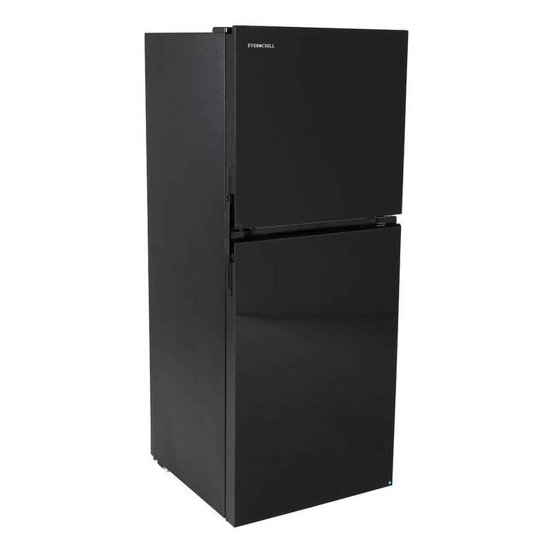 Everchill RV Refrigerator - 12V, 10.7 cu. ft., Right Hinge, Black  • BCD280WEV804H-B-6/RHH