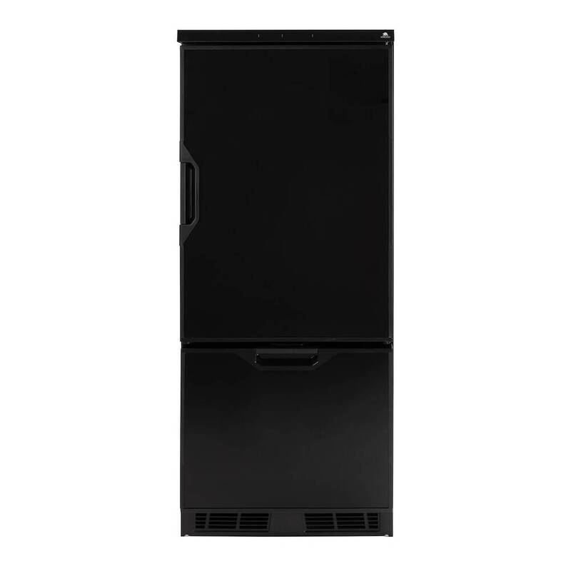 Norcold 6.2 Cu Ft 12V DC Compressor Refrigerator, LH Hinge, Black  • N2175BPL