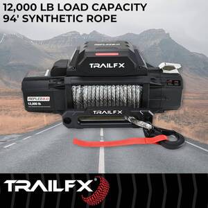 TrailFX Reflex 2.0 Synthetic Rope Winch 12000 Lb  • WRS212B