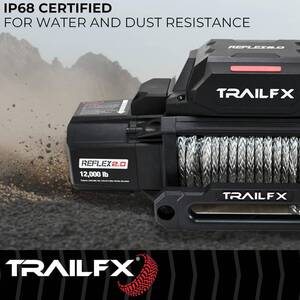 TrailFX Reflex 2.0 Synthetic Rope Winch 12000 Lb  • WRS212B