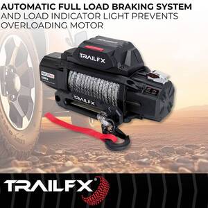 TrailFX Reflex 2.0 Synthetic Rope Winch 9500 Lb  • WRS295B