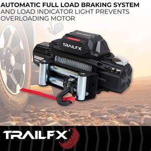 TrailFX Reflex 2.0 Steel Cable Winch 9500 Lb  • WR295B