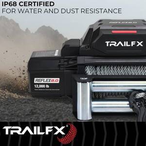 TrailFX Reflex 2.0 Steel Cable Winch 9500 Lb  • WR295B