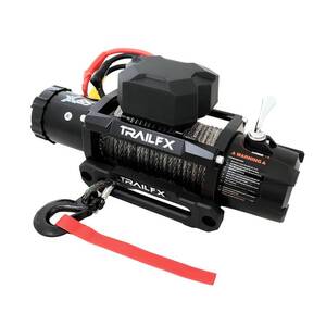 TrailFX X95 Winch with Synthetic Rope, 9.5K, Wired Remote  • WXVS95B