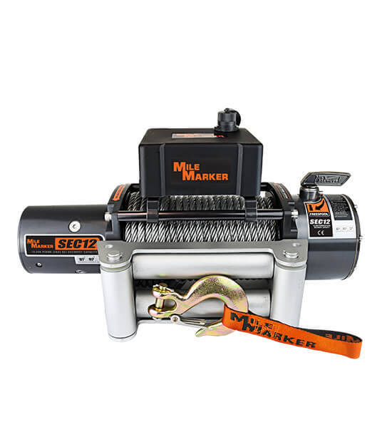 Mile Marker SEC 12 Winch, 12,000 lb  • 76-50251BW