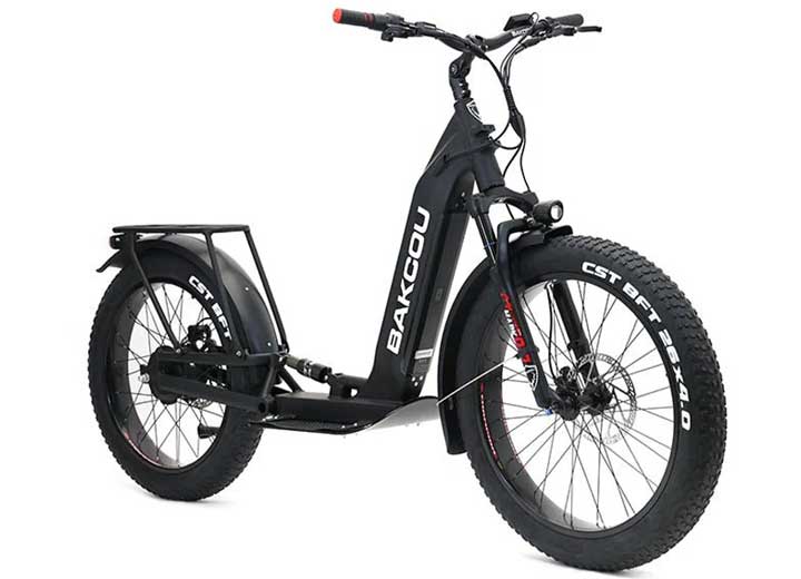 Bakcou Grizzly Electric Scooter, Matte Black  • S-GZY-MB