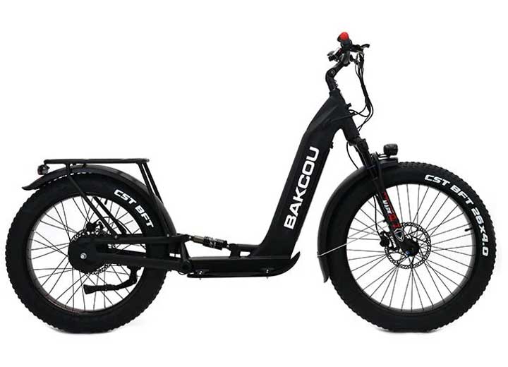 Bakcou Grizzly Electric Scooter, Matte Black  • S-GZY-MB