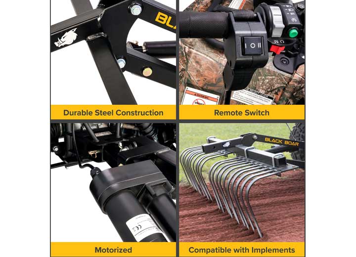 Black Boar ATV / UTV Electric Implement Lift • 66000