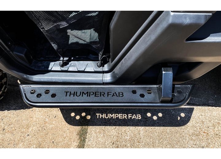 Thumper Fab Can-Am Defender 3-Seat Nerf Rails, Black  • TF040702-BK