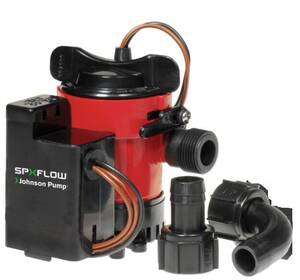 Johnson Pump 12V 500 GPH Cartridge Combo Bilge Pump  • 05503-00