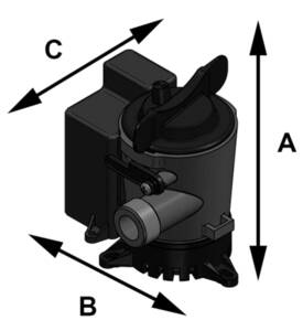 Johnson Pump 12V 500 GPH Cartridge Combo Bilge Pump  • 05503-00