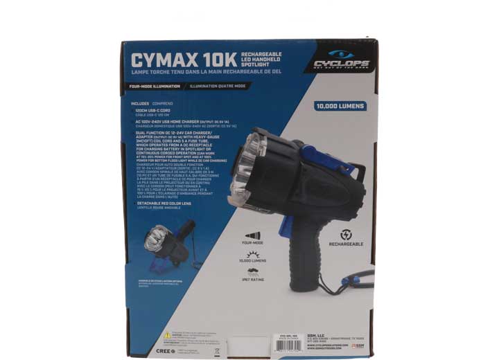 Cyclops Cymax Rechargeable Spotlight – 10,000 Lumens  • CYC-SPL-10X