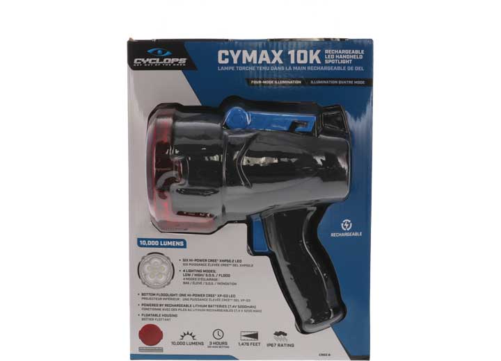 Cyclops Cymax Rechargeable Spotlight – 10,000 Lumens  • CYC-SPL-10X