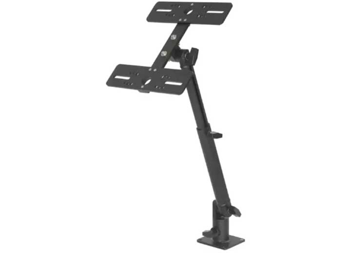 Millennium Marine Double Monitor Mount, Black  • MM-002-BL