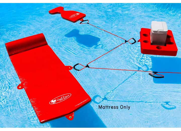 Gail Force Connectable Foam Mattress, Red  • FR310