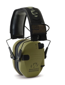 Walker's Razor Patriot Slim Electronic Muffs – Olive Drab Green  • GWP-RSEMPAT-ODG