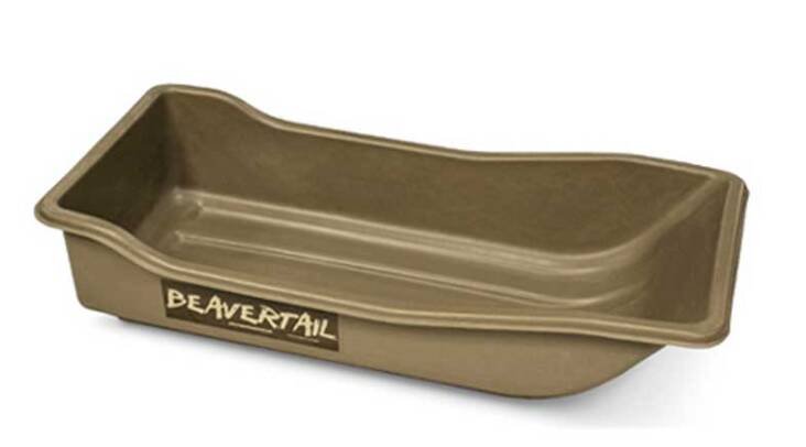 Beavertail Small Marsh Brown Sport Sled • 401071