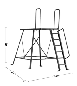 Muddy Elite 5' Tower for BBB7000, BBB4000, BBB1000 AND BBB0750  • MUD-BBT500