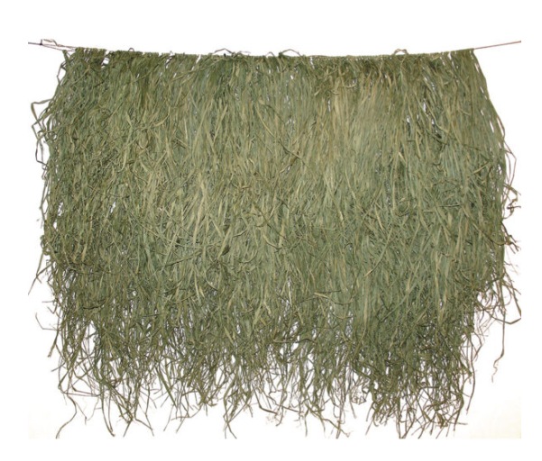 Beavertail Ghillie Grass Green Blind Cover, All Natural Raffia Grass Mat  • 400161