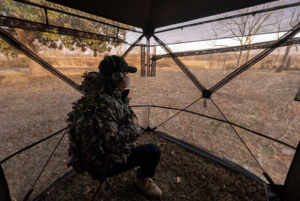 Rhino Blinds Rhino-600 5-Hub Ground Blind – Realtree Edge  • R600-RTE