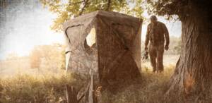 Ameristep Silent Brickhouse Ground Blind, Fire Retardant • AMS-AMEBF3007