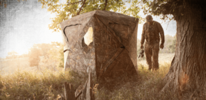 Ameristep Silent Brickhouse Ground Blind, Fire Retardant  • AMS-AMEBF3007