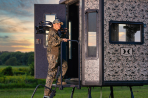 Hawk The Office Box Blind with 10' Elite Tower  • HWK-BBB5000-10C