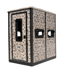 Hawk Double Box Blind with 10' Elite Tower  • HWK-BBB2000-10C