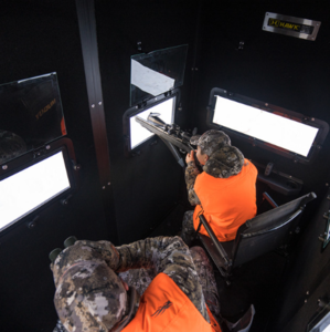 Hawk Double Box Blind with 10' Elite Tower  • HWK-BBB2000-10C