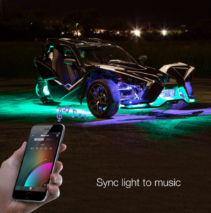 XK Glow LED Underglow Light Kit for Polaris Slingshot w/ XKChrome Smartphone App Controller  • XK-SLING-ADV