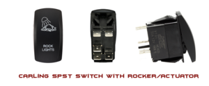 XTC Power Products UTV Rock Lights Rocker Switch  • SW11-BB108018