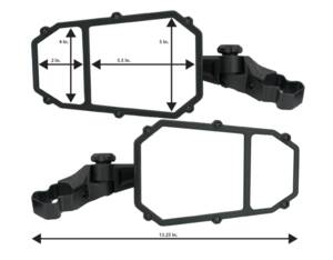 ATV TEK Elite Series 2 Mirror Kit w/ Multi-Angle Block  • EMIRKIT-ES2