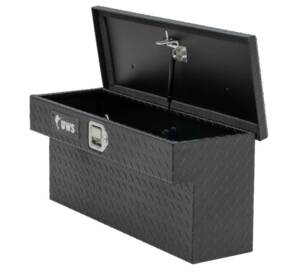 UWS Matte Black Aluminum UTV Side Tool Box - Polaris Ranger • UTV-SM33-MB