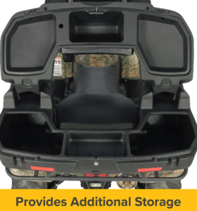 Black Boar ATV Rear Seat Lounger with Storage Box  • 66010