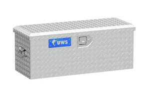 UWS Bright Aluminum ATV/UTV Tool Box • ATV