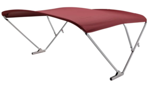 SureShade Power Bimini – Burgundy Canvas / Clear Anodized Frame  • 2020000299