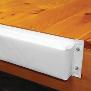 Taylor Made Hull-Saver Vinyl Covered Dock Bumper, White, 60