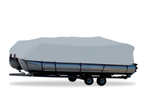 Carver Mist Gray Sun-Dura Boat Cover for 24'6