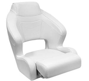 Wise Baja XL Bucket Seat w/ Flip Up Bolster - White  • 3338-784