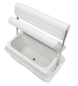 Wise Offshore 70 QT Swingback Cooler Seat, Brite White • 8WD156-784