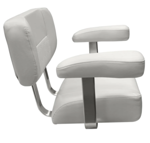 Wise Offshore Helm Chair w/ Padded Arm Rests, Brite White  • 3321-784