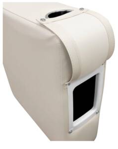 Wise Premier Pontoon Arm Rest, Left Radius, Stone • 3009-804