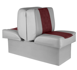 Wise Deluxe Series Back to Back Lounge Seat - Grey / Red  • 8WD707P-1-661