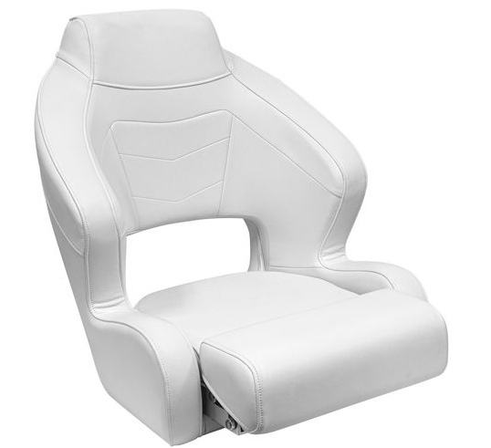 Wise Baja XL Bucket Seat w/ Flip Up Bolster - White  • 3338-784