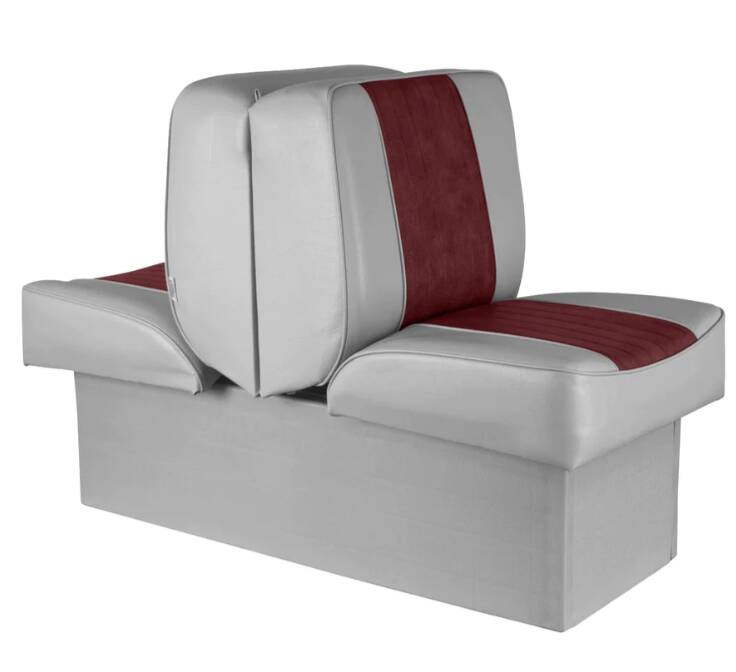 Wise Deluxe Series Back to Back Lounge Seat - Grey / Red • 8WD707P-1-661