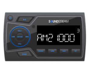 Soundstream Marine Multimedia Head Unit, Bluetooth, Waterproof  • MHU32