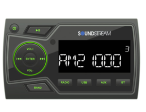 Soundstream Marine Multimedia Head Unit, Bluetooth, Waterproof  • MHU32