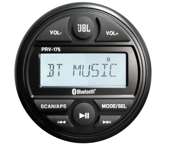 JBL Round Marine Digital Receiver w/ Bluetooth  • JBLPRV175