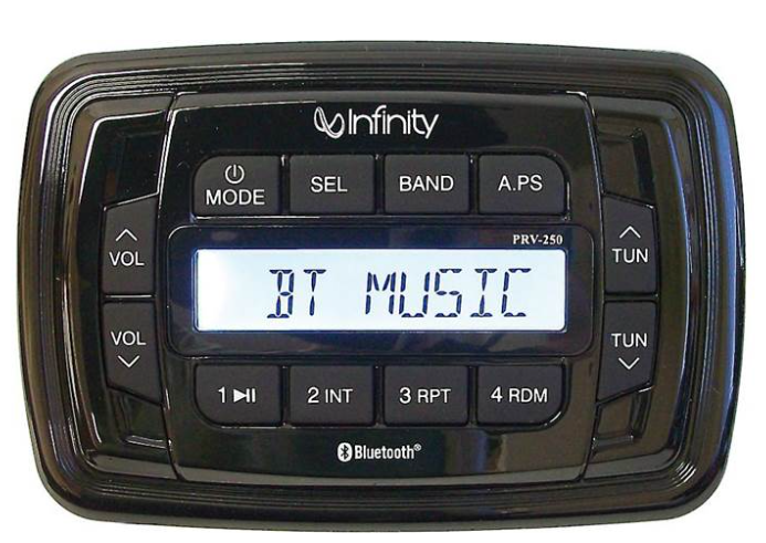 Infinity AM/FM/Bluetooth Multimedia Receiver  • INFPRV250