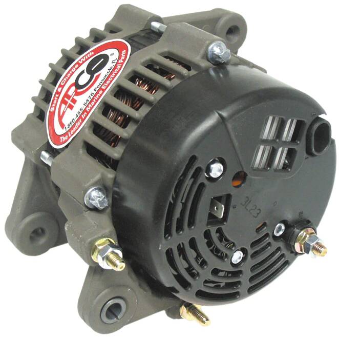 Arco Marine Alternator - Mercruiser 4.3L-6.2L, 12 Volt, 70 AMP, Internal Fan • 20815